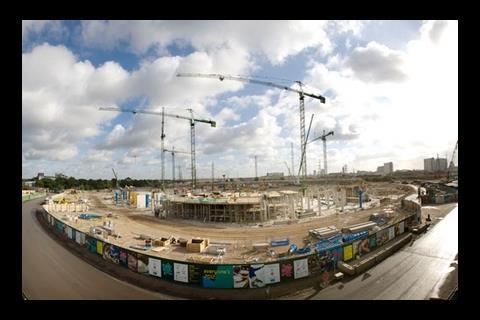 Olympic 2012 stadium site